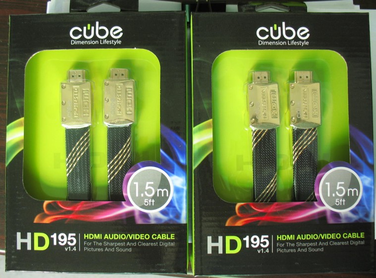 Flat HDMI Cable with Gift Box Packing