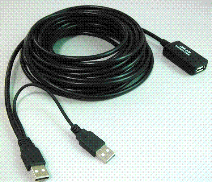 USB 2.0 Active Extension Cable with IC