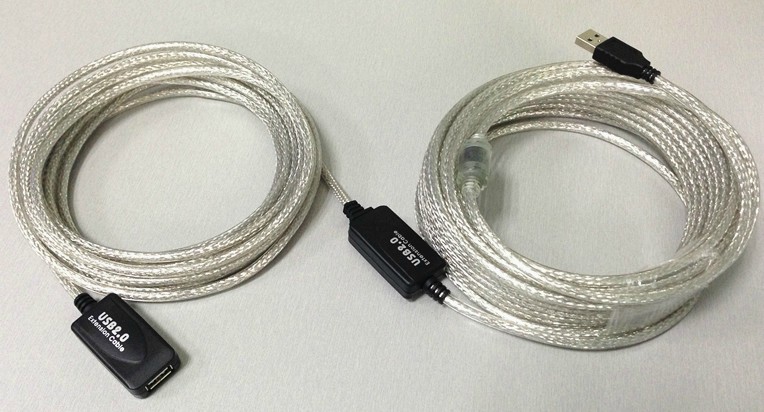 Transparent USB Extension Cable 30m